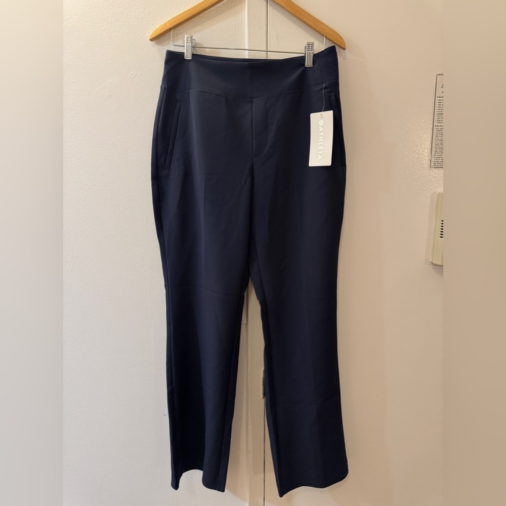 NWT Athleta Endless Flare Pant in Navy Size 10